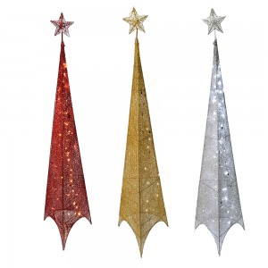 Χριστουγεννιάτικο Δέντρο Πυραμίδα LED 1.20cm Διακοσμητικό Φωτιζόμενο