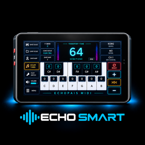 ECHO SMART Φορητός MIDI Controller 4.3″ Οθόνη