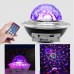 UFO Led Bluetooth Crystal Magic Ball Ηχείο Bluetooth Mp3-Θύρα USB 