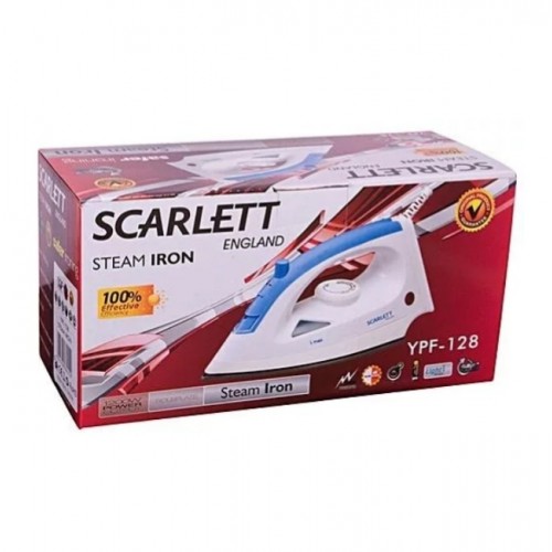 Σίδερο YPF-909 Scarlett Steam Iron Box - 1200W - Λευκό και Μπλε Σίδερο YPF-909 Scarlett Steam Iron Box - 1200W - Λευκό και Μπλε