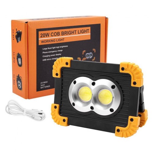 ΕΠΑΝΑΦΟΡΤΙΖΟΜΕΝΟΣ ΠΡΟΒΟΛΕΑΣ ΕΡΓΑΣΙΑΣ 20W COB BRIGHT LIGHT LL-802 ΕΠΑΝΑΦΟΡΤΙΖΟΜΕΝΟΣ ΠΡΟΒΟΛΕΑΣ ΕΡΓΑΣΙΑΣ 20W COB BRIGHT LIGHT LL-802