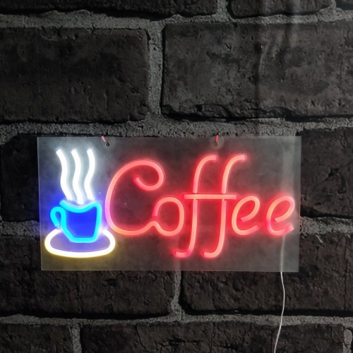 Φωτεινές πινακίδες COFFEE - Neon LED board