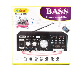 ΡΑΔΙΟΕΝΙΣΧΥΤΗΣ STEREO KARAOKE USB/SD/BLUETOOTH/FM/DVD-ΤΗΛΕΧΕΙΡΙΣΤΗΡΙΟ