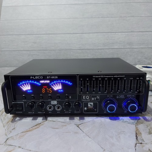  Ραδιοενισχυτής Stereo Ψηφιακή οθόνη Εκουαλάιζερ Usb-Sd-Bluetooth BT-8629