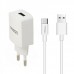 Φορτιστής TREQA Fast Charger CS-220 18W για Type-C (Άσπρο-Μαύρο)