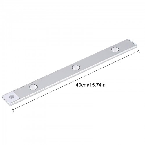 Επαναφορτιζόμενoi Ράβδοι LED ντουλαπιού με 3 χρώματα Μαγνητικά 40cm USB-TPC