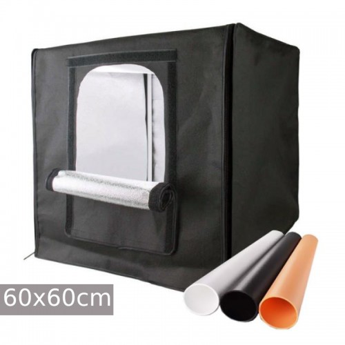 Μίνι αναδιπλούμενο στούντιο φωτογράφισης 60 x 60 εκ