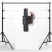 Κιτ Στούντιο με Βαμβακερό Λευκό Φόντο και Ρυθμιζόμενη Βάση 2X3m