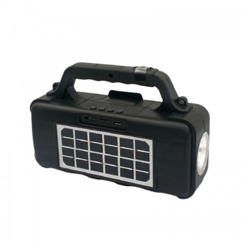 Ηχείο φακού CL-16 Solar Music Ηλιακή φόρτιση Ραδιόφωνο USB Bluetooth Μαύρο Ηχείο φακού CL-16 Solar Music Ηλιακή φόρτιση Ραδιόφωνο USB Bluetooth Μαύρο