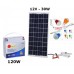 ΦΟΡΗΤΟ ΦΩΤΟΒΟΛΤΑΙΚΟ-ΗΛΙΑΚΟ ΣΥΣΤΗΜΑ 120W - ΠΑΝΕΛ 30W - 4 ΛΑΜΠΕΣ SOL8 