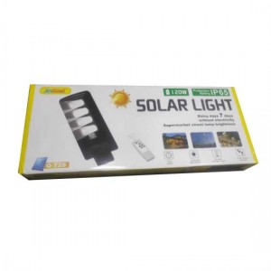 ΗΛΙΑΚΟΣ ΠΡΟΒΟΛΕΑΣ ΔΡΟΜΟΥ LED 120W ΜΕ ΑΝΙΧΝΕΥΣΗ ΚΙΝΗΣΗΣ Q-T28 