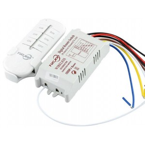 Ασύρματος Τηλεχειρισμός 4 καναλιών 220VAC A04