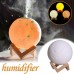 Σελήνη 13cm υγραντήρας – Αρωματοθεραπεία 3D Moon Light Humidifier 440ml