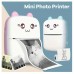 Φορητός Επαναφορτιζόμενος Θερμικός Ασύρματος Μίνι Εκτυπωτής Φωτογραφιών 