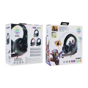 Ακουστικό GAMING Φωτιζόμενο Hadron KR-GM401 RGB Light On-Ear μικρόφωνο
