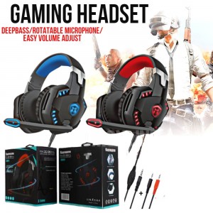 K8011 Ακουστικό παιχνιδιών RGB Φωτιζόμενο LED Stereo Μικρόφωνο