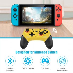 Ασύρματο χειριστήριο Bluetooth για κονσόλα Nintendo Switch Pro Game Pass N-SL