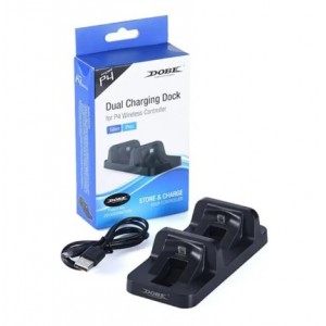 DOBE DUAL ΒΑΣΗ ΦΟΡΤΙΣΗΣ ΓΙΑ 2 ΑΣΥΡΜΑΤΑ P4 ΧΕΙΡΗΣΤΗΡΙΑ