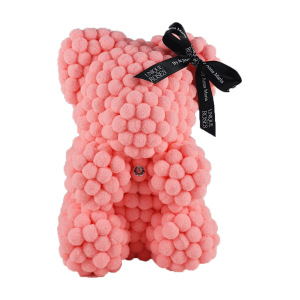 Αρκουδάκια Pom Pom Μπουρμπουλήθρες Βελούδινα 23x23cm