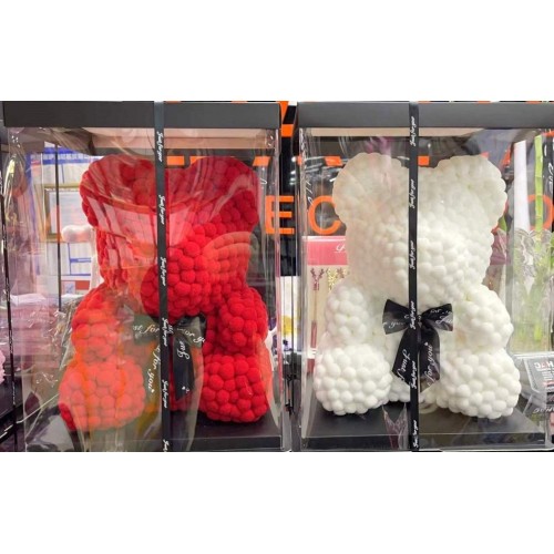 Αρκουδάκια Pom Pom Μπουρμπουλήθρες Βελούδινα 40x40cm