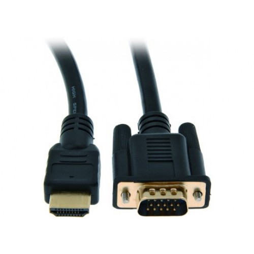 Καλώδιο VGA αρσενικό σε HDMI αρσενικό 1.5m OEM