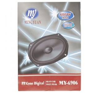 Ηχείο Οβάλ Αυτοκινήτου 6x9'' 800W, MINGYUAN MY-6906