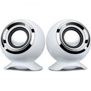 Λευκά Ενσύρματα Μίνι Ηχεία Υπολογιστή - USB - AUX, EZRA EA56 2x3W