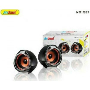 Ηχεία 2.0 Multimedia Mini Speaker ANDOWL Q87 Ισχυρά μπάσα 2X5W