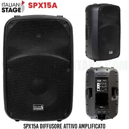 ITALIAN STAGE SPX15A 15’’ Eπαγγελματικό Ηχείο Eνεργό 400W max