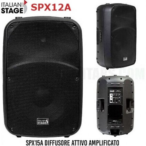 ITALIAN STAGE SPX12A 12’’ Eπαγγελματικό Ηχείο Eνεργό 300W max