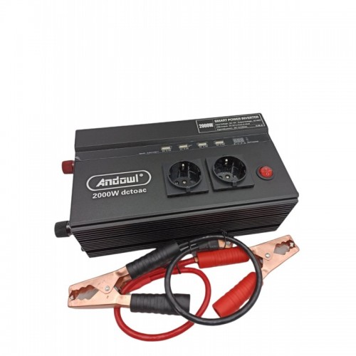 SMART POWER INVERTER 2000W QY-7120 ΜΕ ΨΗΦΙΑΚΗ ΟΘΟΝΗ