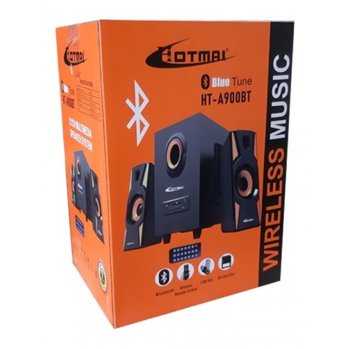 Ηχεία 2.1 Bluetooth FM USB MicroSD A900bt HOTMAI 25W