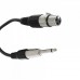 Καλώδιο ήχου 6.3mm αρσενικό σε XLR θηλυκό 5m 