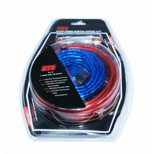 MJ-8 Σετ καλώδια για ενισχυτή - ηχοσύστημα αυτοκινήτου 8AWG