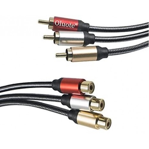 Καλώδιο 3 RCA σε 3 RCA 2.0M Αρσενικό-θηλυκό Q-HD623