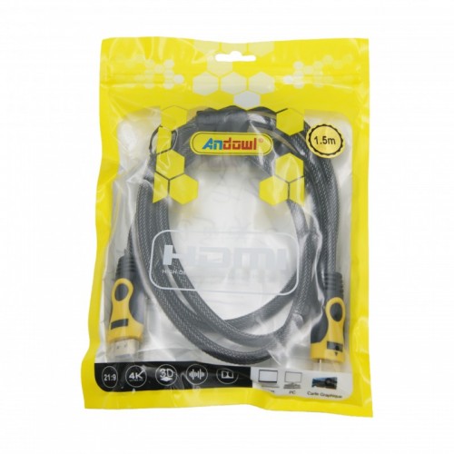 HDMI-HDMI ΚΑΛΩΔΙΟ 1.5m ANDOWL AN-QHD15