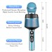 Q008 φορητό μικρόφωνο Bluetooth Karaoke με φώτα που αναβοσβήνουν