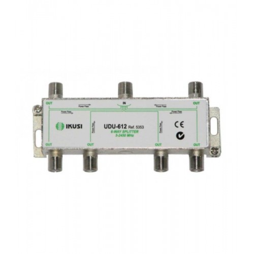 UDU-612 IKUSI ΔΙΑΚΛΑΔΩΤΗΣ 2300MHZ 6 ΕΞΟΔΩΝ UDU-612 IKUSI ΔΙΑΚΛΑΔΩΤΗΣ 2300MHZ 6 ΕΞΟΔΩΝ