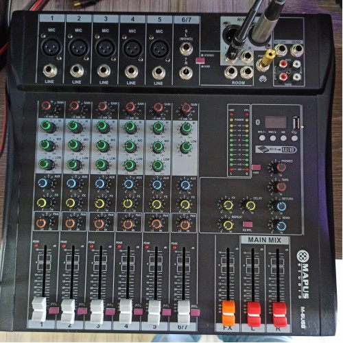 MAPUS STUDIO M-60USB DJ SOUND ΚΟΝΣΟΛΑ ΜΙΚΤΗΣ ΜΕ BLUETOOTH