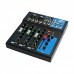 Q-4L Andowl Επαγγελματικός dj-live Mίκτης-κονσόλα USB-BLUEOOTH