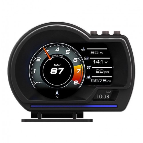 Οθόνη OBD2 Smart Car HUD Gauge Ψηφιακή P6 AL
