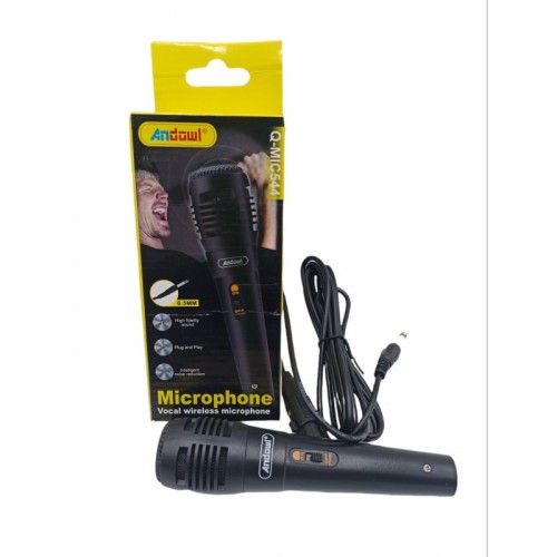 ΕΝΣΥΡΜΑΤΟ ΜΙΚΡΟΦΩΝΟ ΚΑΡΑΟΚΕ ΚΑΛΩΔΙΑΚΟ ANDOWL Q-MIC544