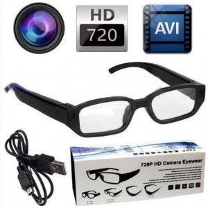 Γυαλιά κρυφή Κάμερα Spy Glasses 720P HD  Βίντεο-Φωτογραφίες-Ήχο