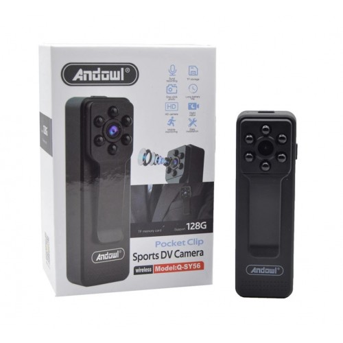 ΑΣΥΡΜΑΤΗ ΑΘΛΗΤΙΚΗ ΚΑΜΕΡΑ ΜΕ ΚΛΙΠ Q-SY56 ΚΑΡΤΑ ΜΝΗΜΗΣ ΕΩΣ 128Gb