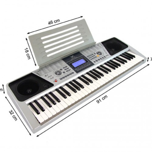 XTS-6199 Αρμόνιο 61 πλήκτρων Ηλεκτρικό πιάνο ΡΥΘΜΟΥΣ-USB-SD-MIC-AKOYΣTIKA