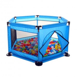 Πάρκο με 30 μπάλες Happy Game Fence Γαλάζιο