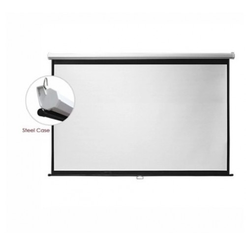 Χειροκίνητη οθόνη - πανί προβολής 220x150cm 