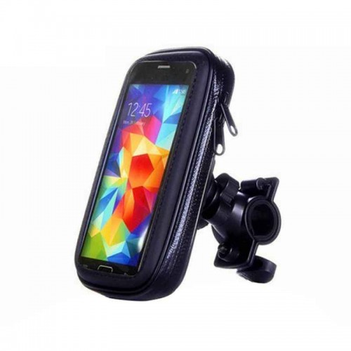 Βάση Κινητού Ποδηλάτου Αδιάβροχη Εύκαμπτο Μαύρο