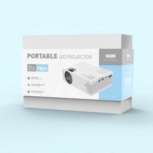 Μίνι Φορητός Προβολέας LED Ezra PR01 2400 LUMENS 800x480p