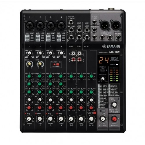 YAMAHA MG-10-X Aναλογική Kονσόλα για dj-Live μουσική